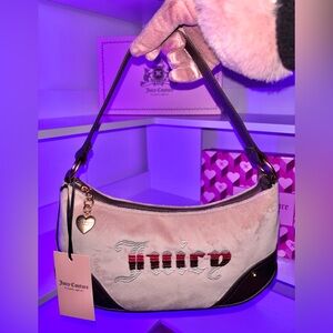 💖Juicy Couture Blush and Brown Shoulder Bag💫🪽